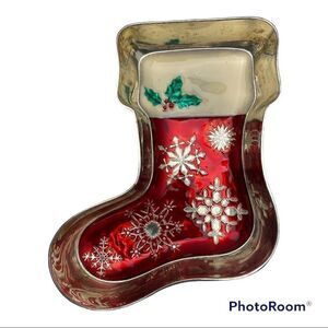 Godinger Silver Art Co. Stocking Candy Dish